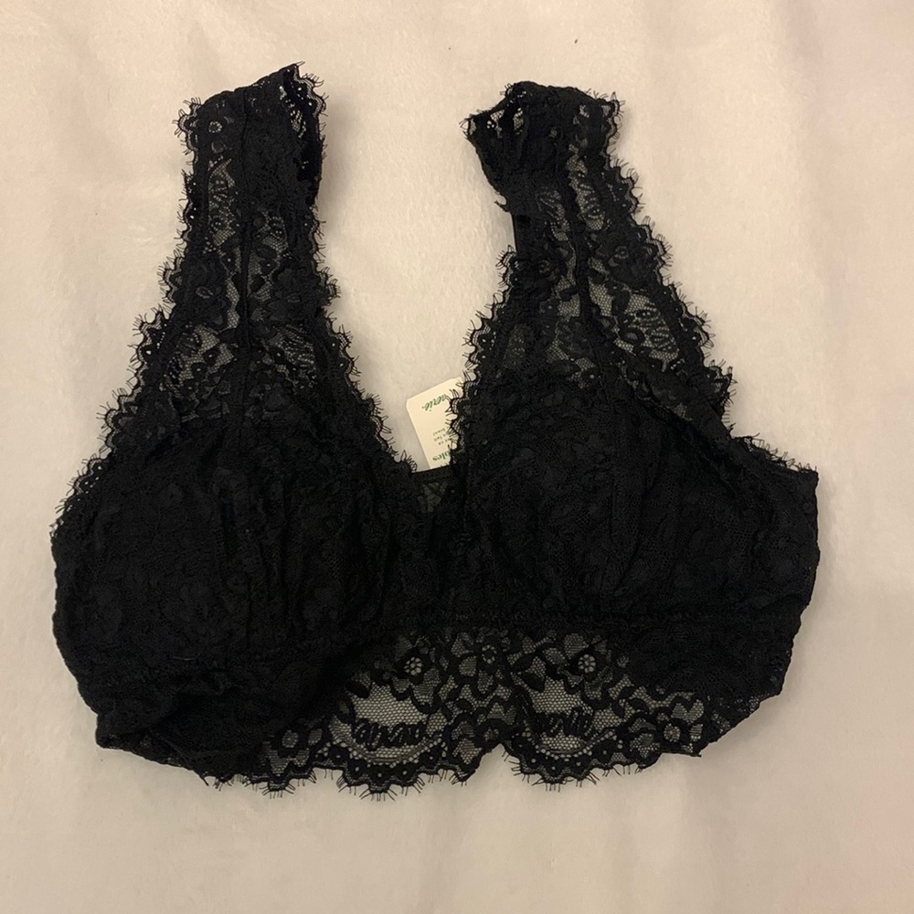AERIE Black Lace Bralette